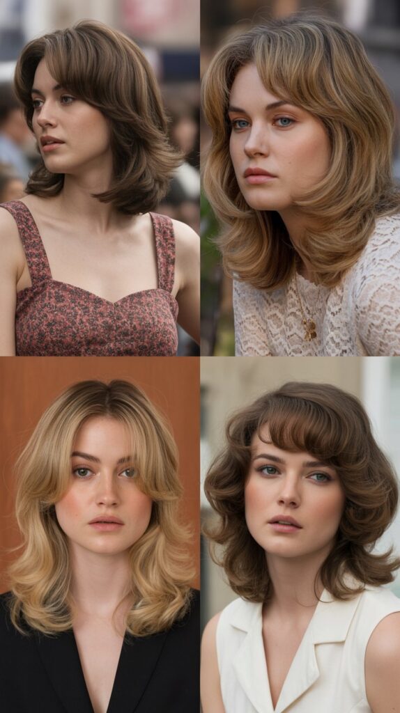 27 Everyday Medium-Length Hairstyles for Women That Are Low-Maintenance 26 Feathered Layers Throughout