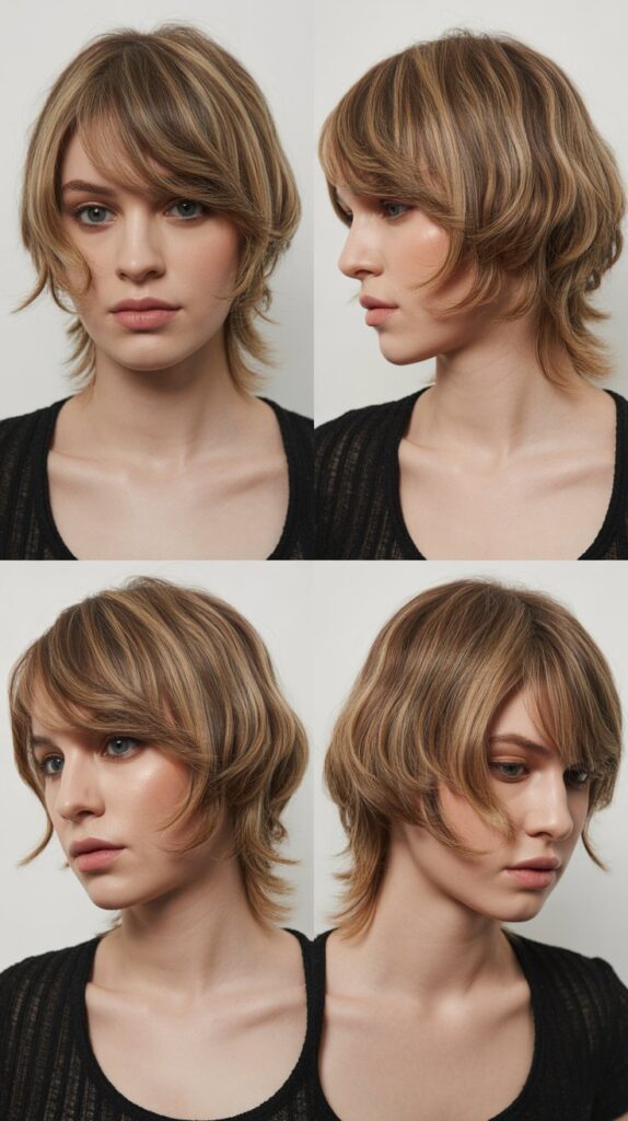 Graduated Layers With Asymmetric Bangs