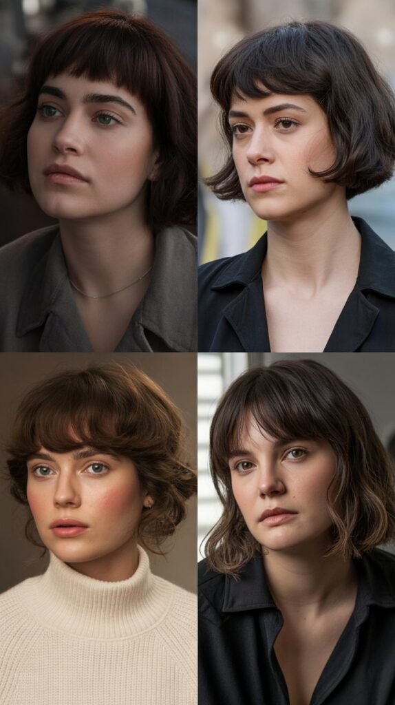 56 Medium-Length Hairstyles With Bangs for a Trendy Look 5 Baby Bangs for Bold Statement-Makers