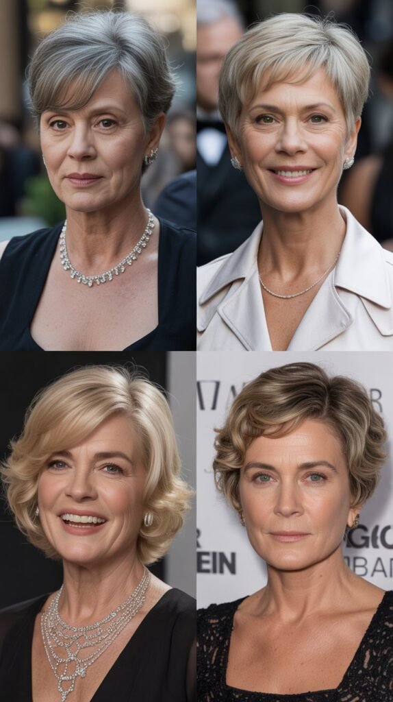 Celebrity Inspiration: Short Cuts Over 60