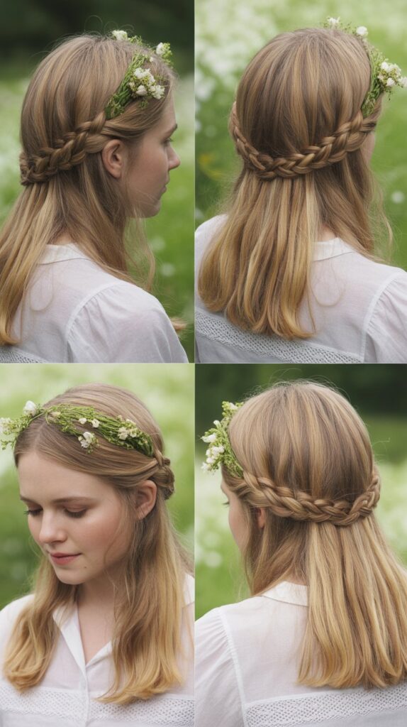 French Braid Crown