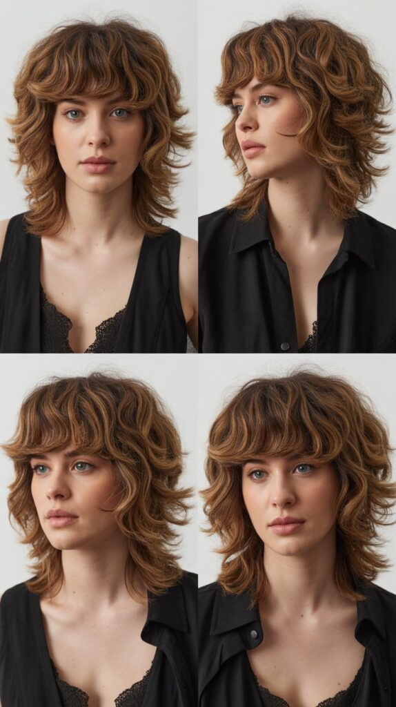 Medium Shag with Full Fringe