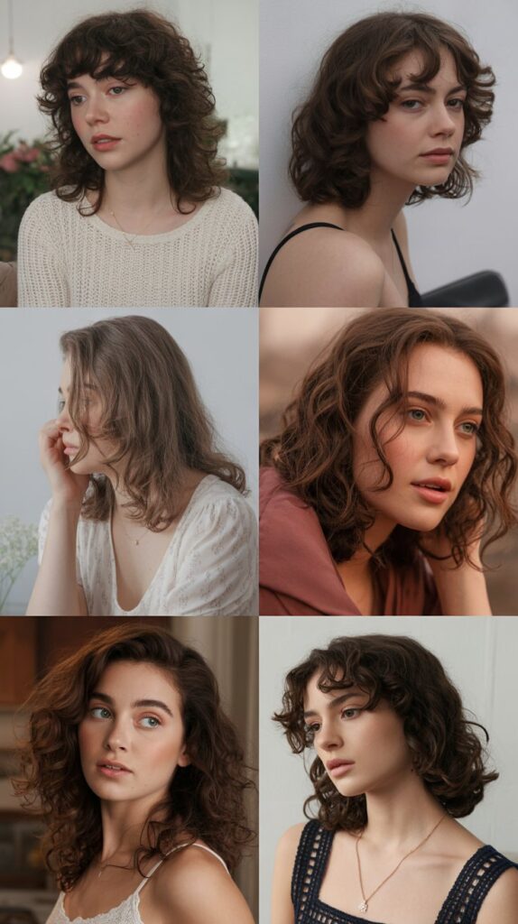 27 Everyday Medium-Length Hairstyles for Women That Are Low-Maintenance 20 Loose Curls at Shoulder Length