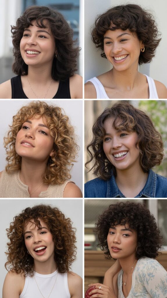 27 Everyday Medium-Length Hairstyles for Women That Are Low-Maintenance 12 Natural Curly Mid-Length Cut