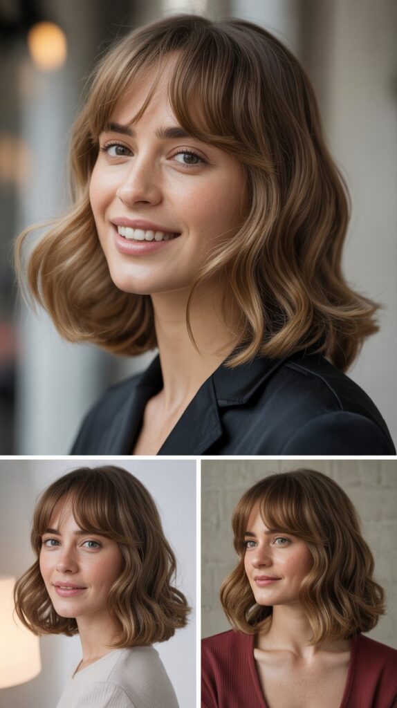 Swoopy Bangs for Romantic Movement