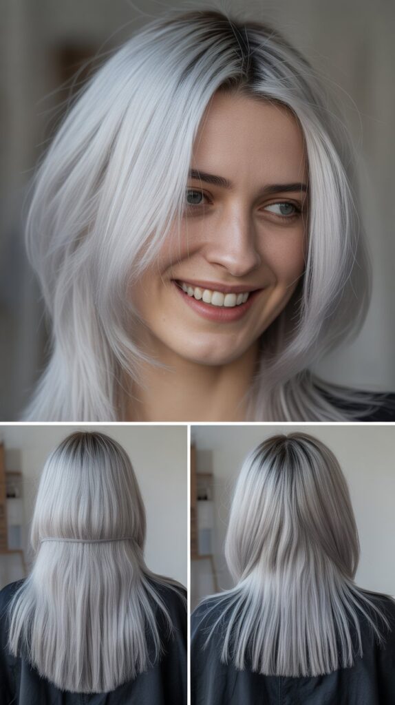 Razored Front Layers with Pin-Straight Back