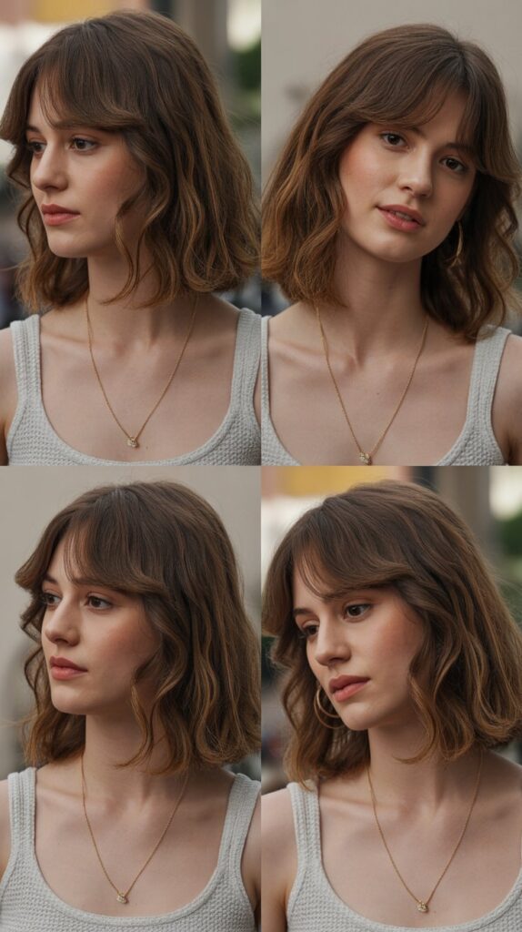 Soft Rounded Curtain Bangs