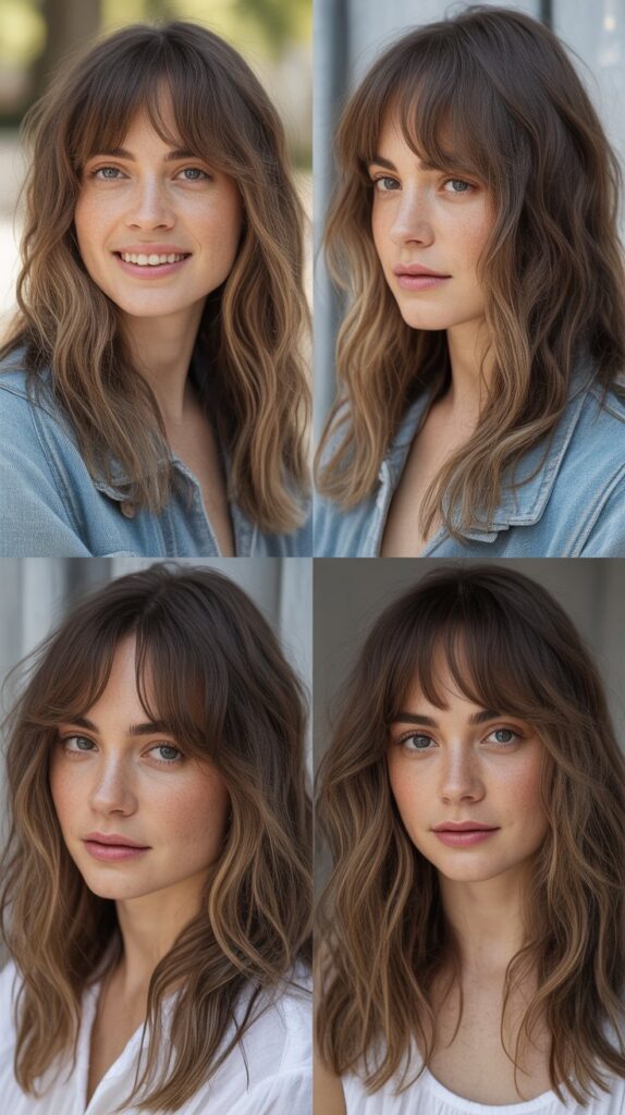 Wispy Fringe with Soft Wave Pattern