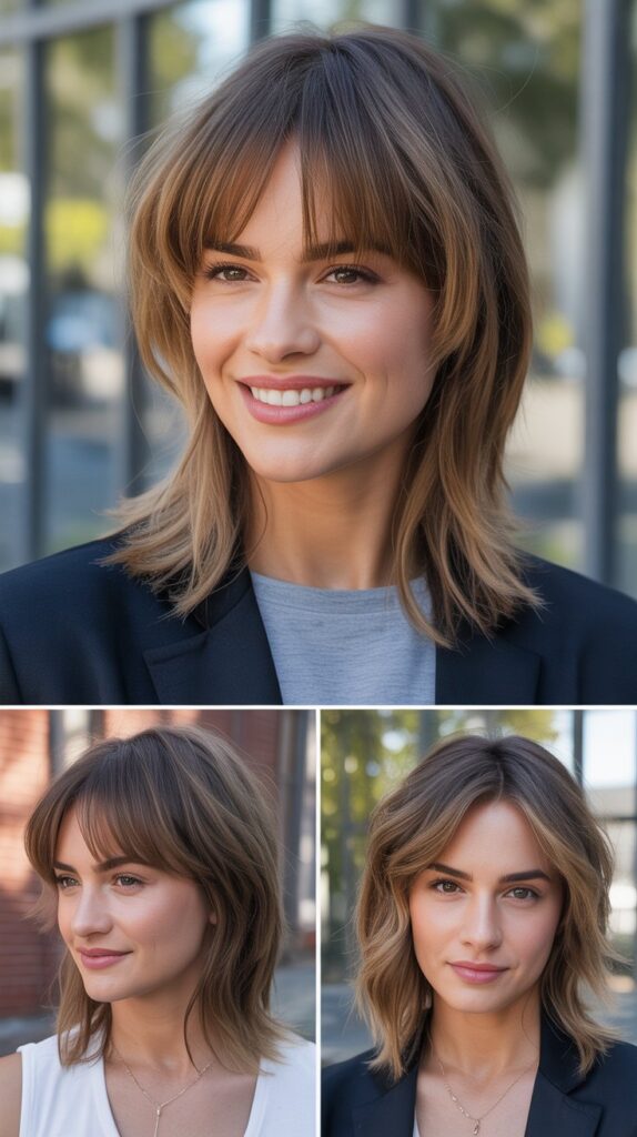 Razored Bangs for Sharp Definition