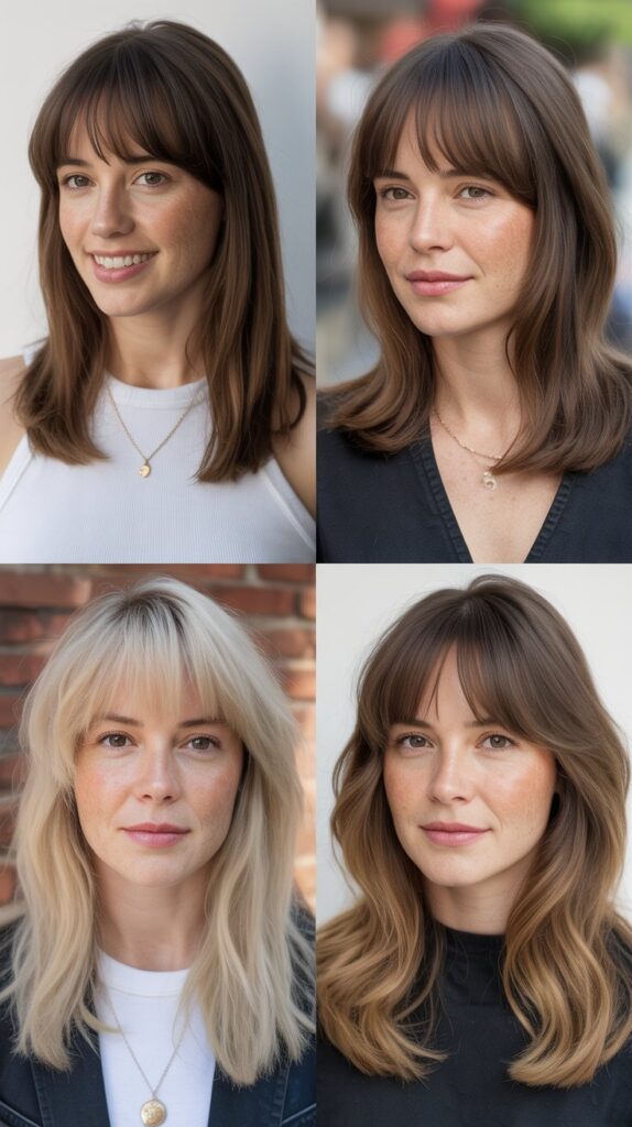 Curtain Bangs for Thick Hair