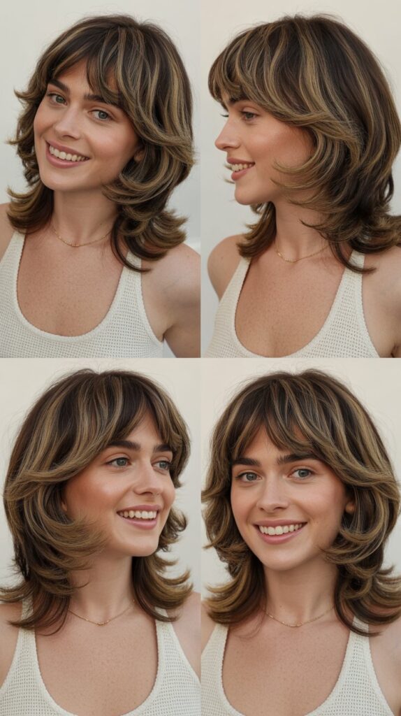 Full Bangs with Stacked Layers