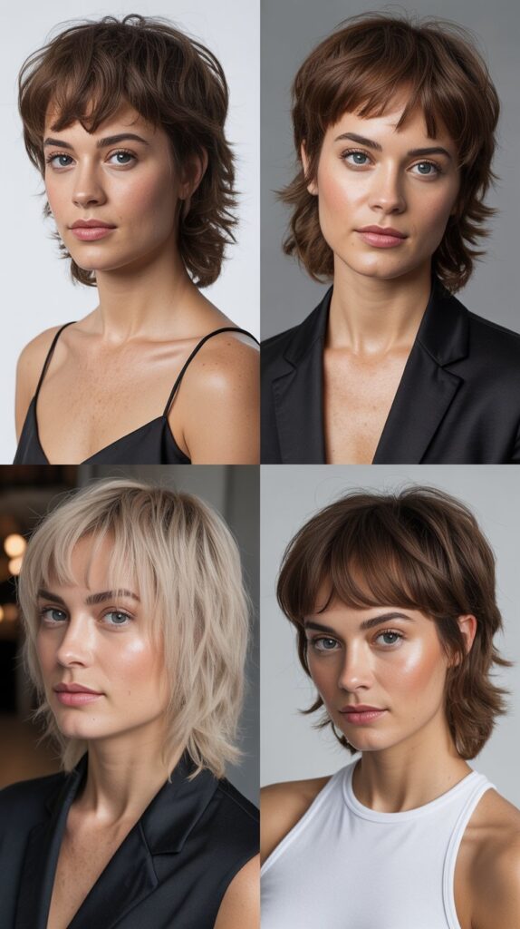 Textured Micro Fringe with Medium Layered Cut