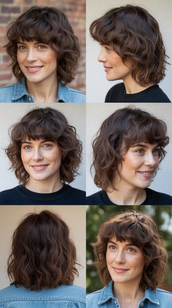 Layered Waves With Wispy Fringe