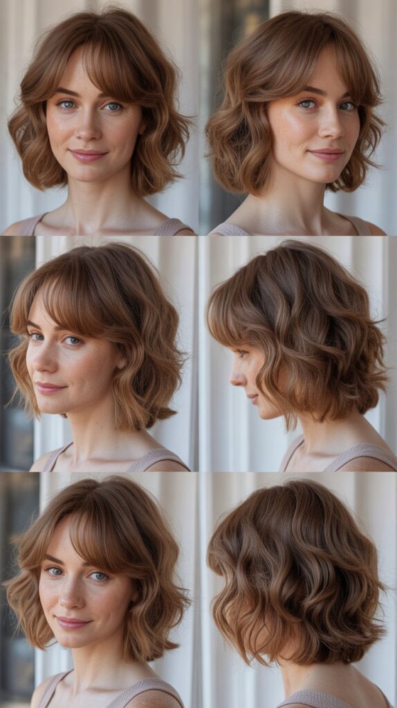 Soft Waves With Wispy Side Bangs