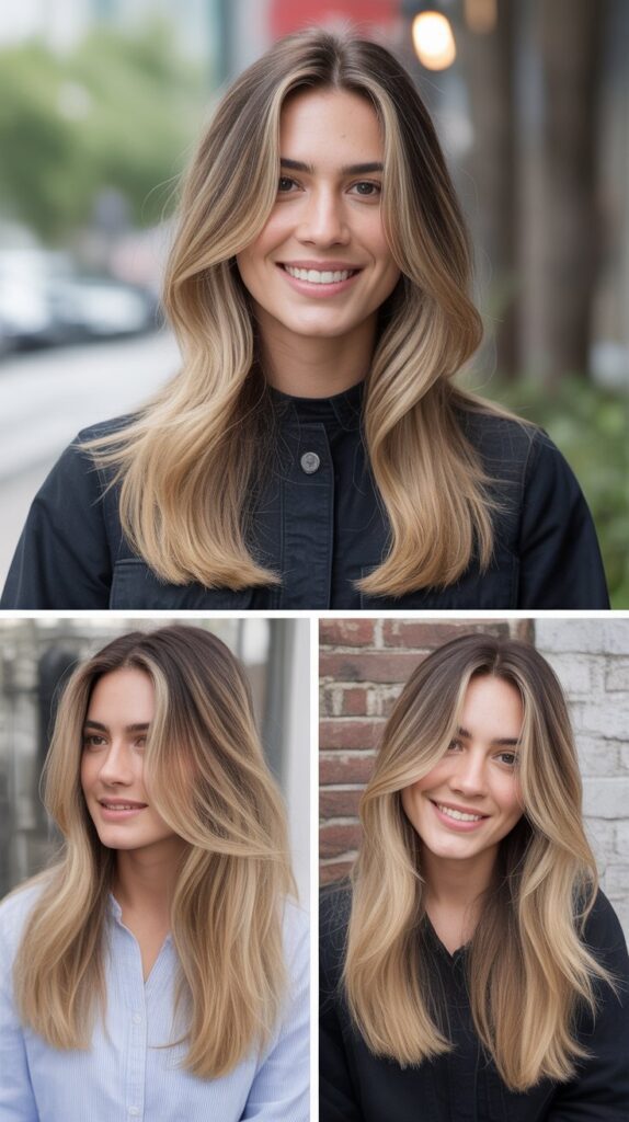 33 Best Long Haircuts With Flowy Front Layers 13 Razored Front Layers
