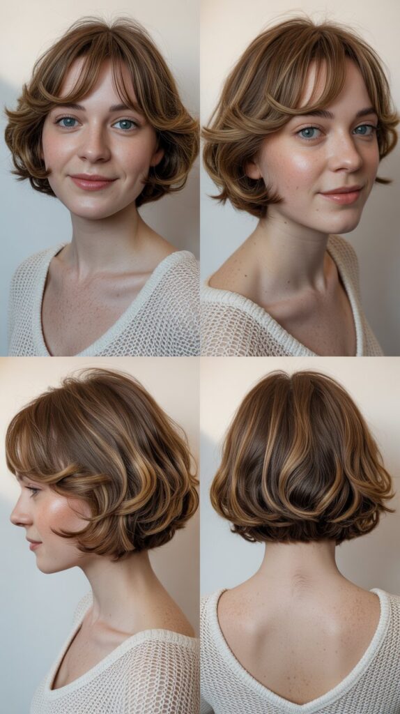 smiling woman in different styles realis ZWPhCCJMTam8cCkALLo18A YOpRswbZTWOC5xxi6pxcRg