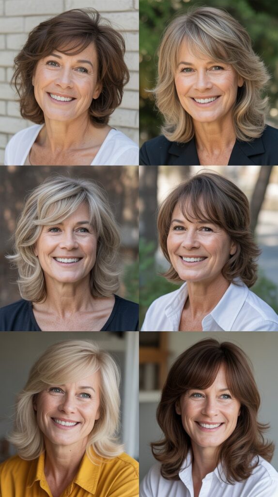 Piecey Bangs with Shoulder-Grazing Layers