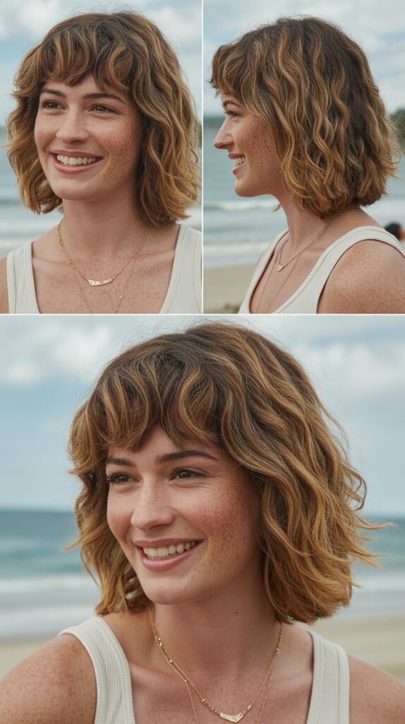 Beachy Bob with Textured Fringe