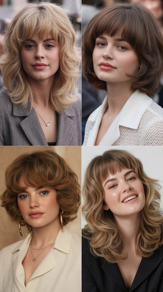 Chunky Layers with Bardot Bangs