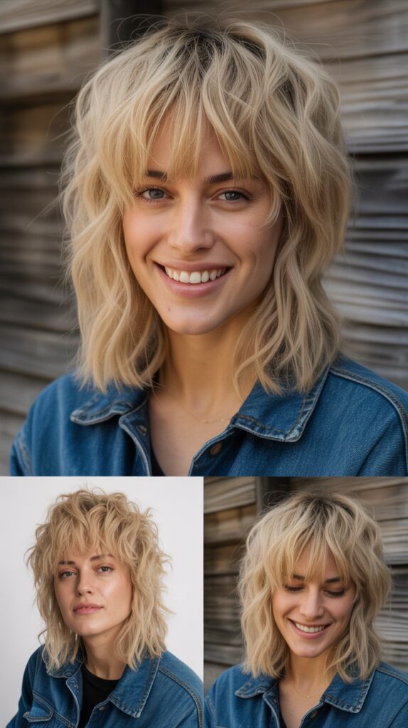 Messy Layers with Broken Bangs