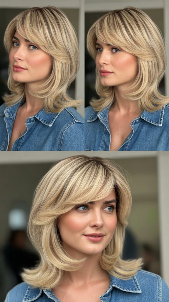 Face-Hugging Layers with Sweeping Bangs