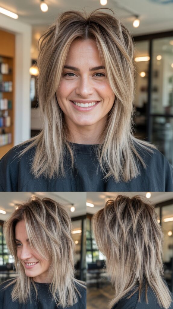 Razored Texture With Angled Framing Pieces