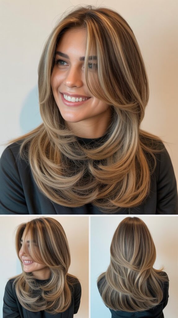 Long Layers with Highlights and Lowlights