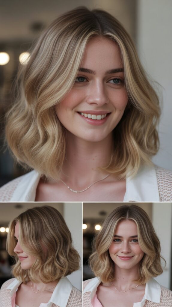 Soft Romantic Long Bob