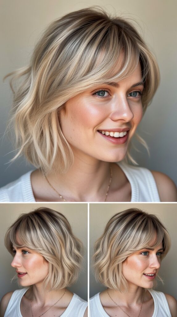Textured Lob with Micro Fringe