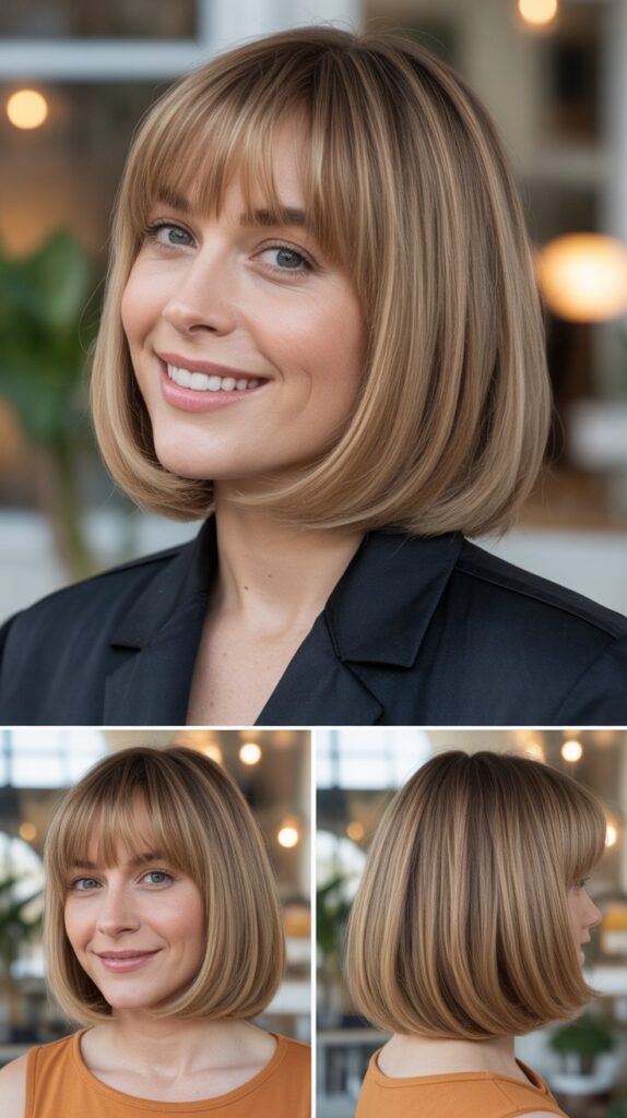 Graduated Bob with Graduated Bangs