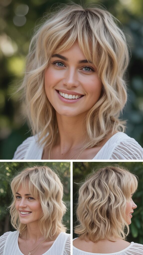 Tousled Layers with Feathered Bangs