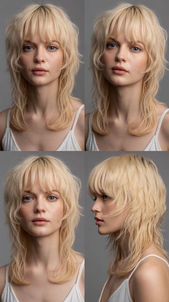 Disconnected Layers with Straight-Across Bangs