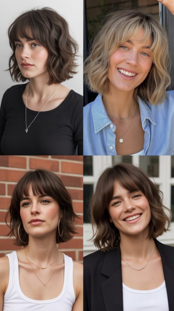 Shaggy Lob with Fringe