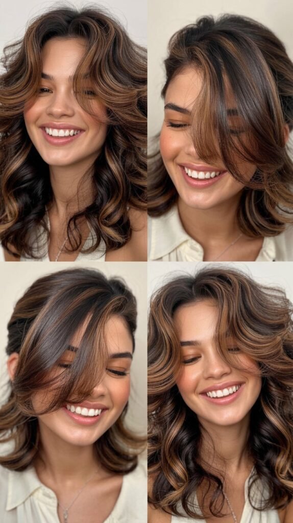 Mahogany Lowlights with Feathered Layers