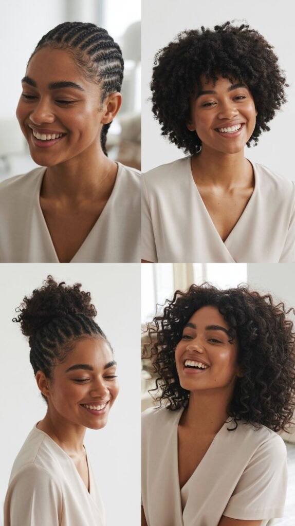  Minimalist Few-Row Cornrows