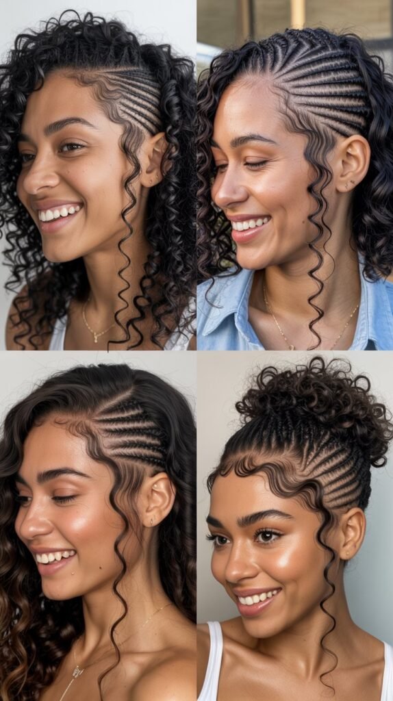 Zigzag Undercut Contrast