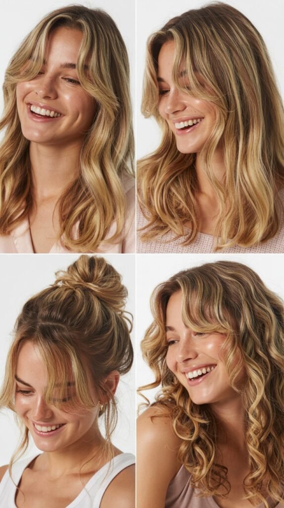 Soft Blonde Halo Highlights