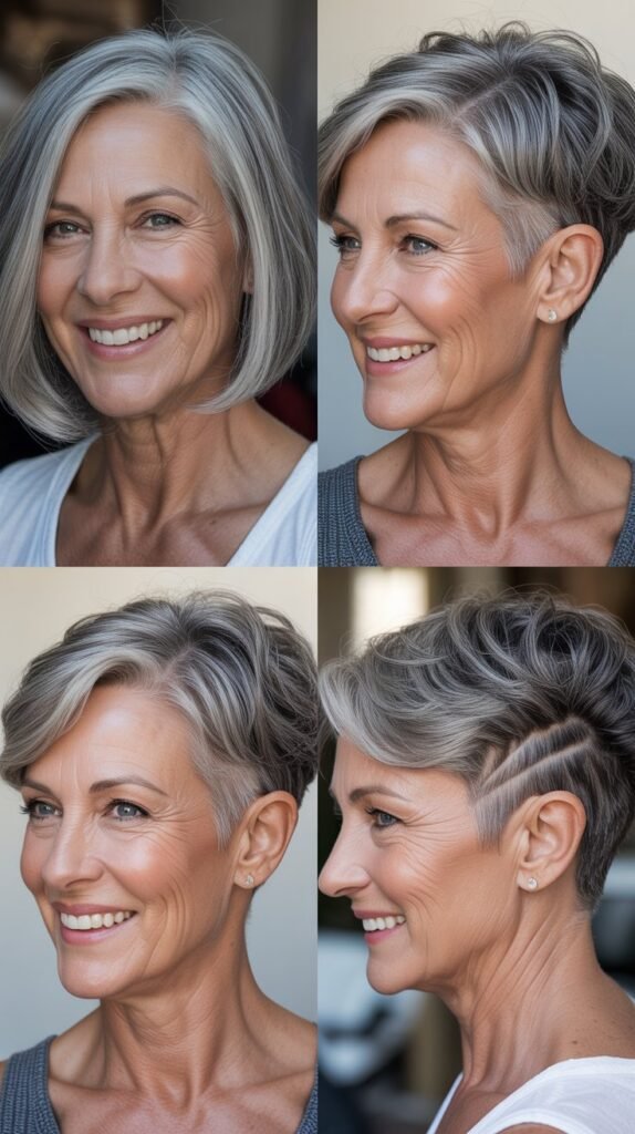 Stacked Bob with Nape Undercut