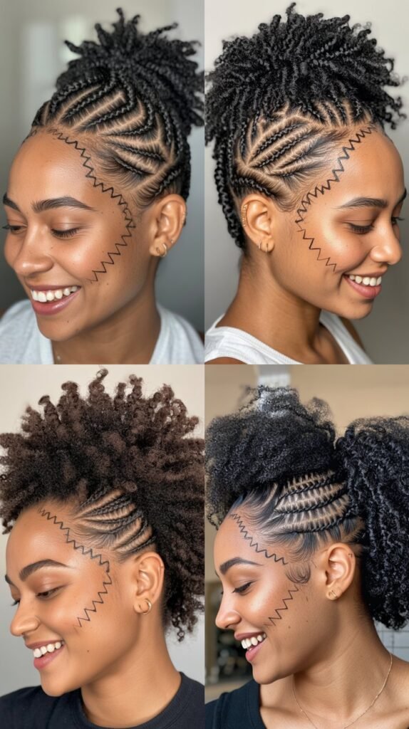 Geometric Zigzag Temple Design