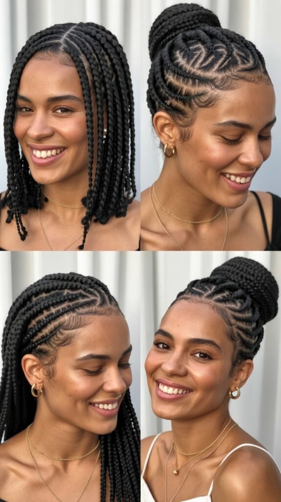 Zigzag Box Braids Hybrid