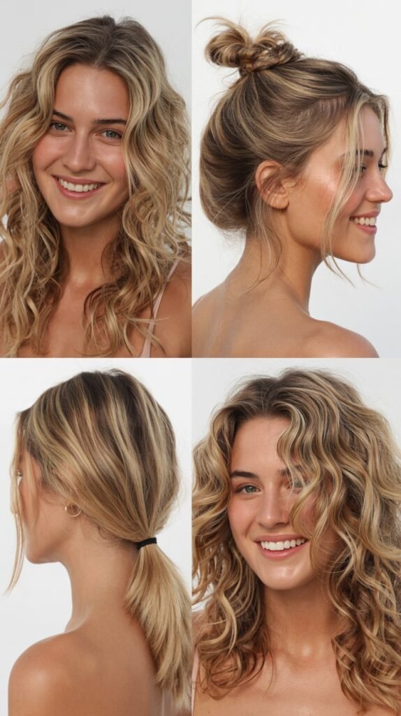 Sandy Blonde Beachy Highlights