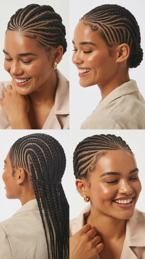 Intricate Cornrow Patterns