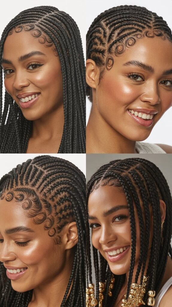 Micro Cornrows Full Coverage
