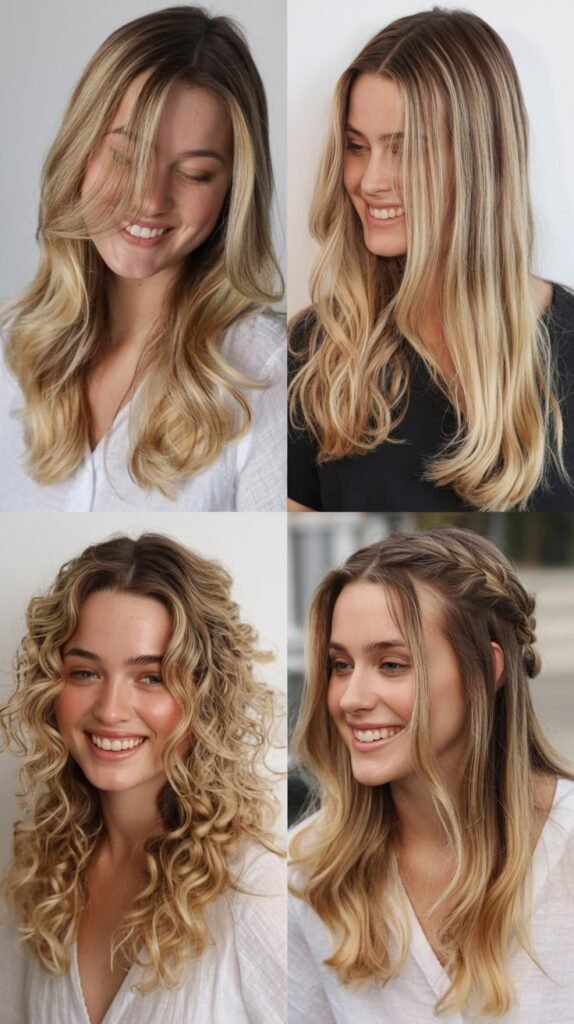 Blonde Ombre with Long Flowing Layers