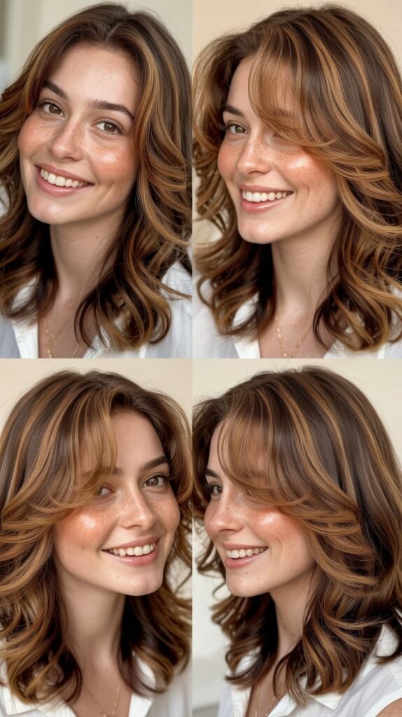 Auburn Lowlights with Graduated Layers