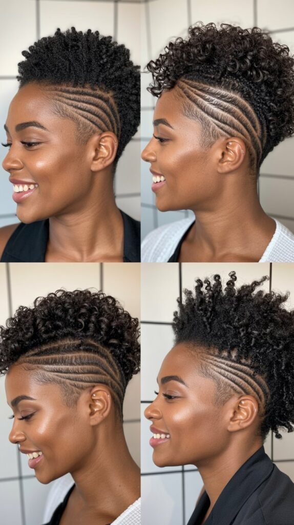 Zigzag Taper with Line Design