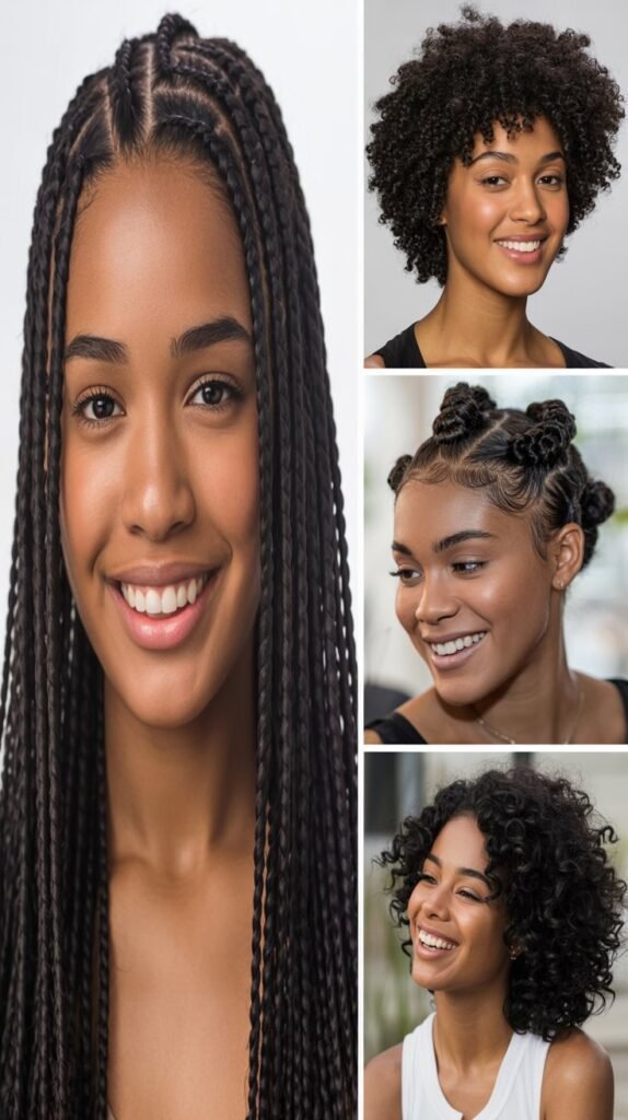 Classic Straight-Back Cornrows