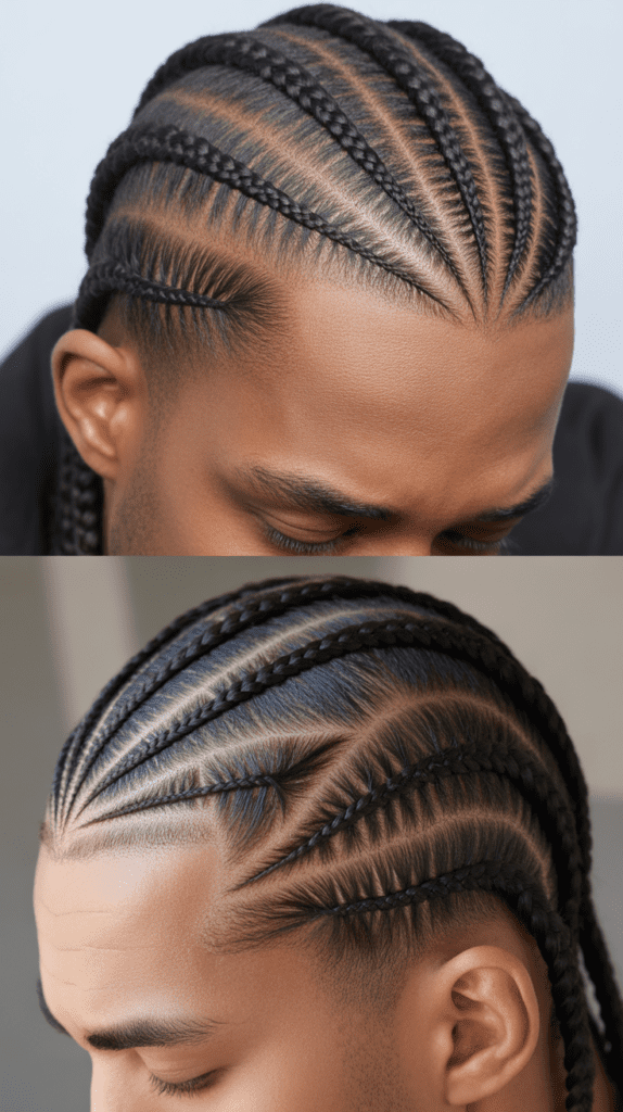  Geometric Cornrow Designs