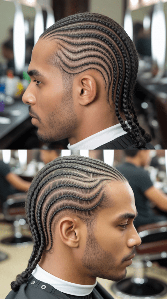  Curved Cornrow Patterns