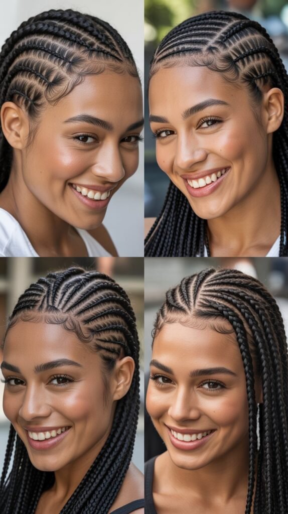  Feed-In Cornrows